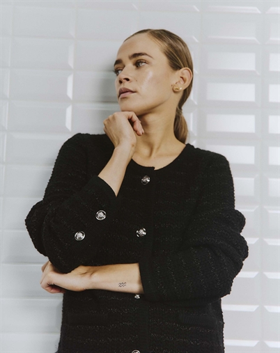 Withblack - Alfried WBL Knit Jakke - Black